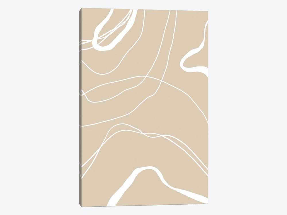 Mica Sand Swirls XXIV by Pixy Paper 1-piece Canvas Art