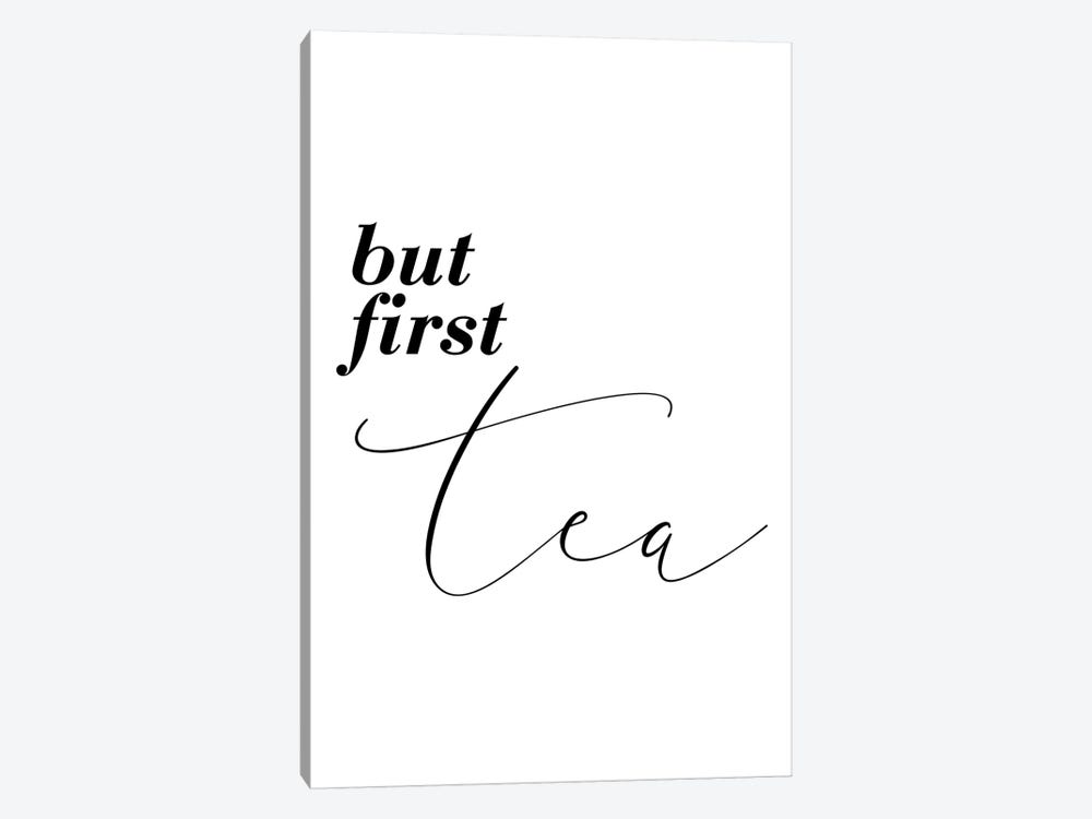 But First Tea by Pixy Paper 1-piece Canvas Art