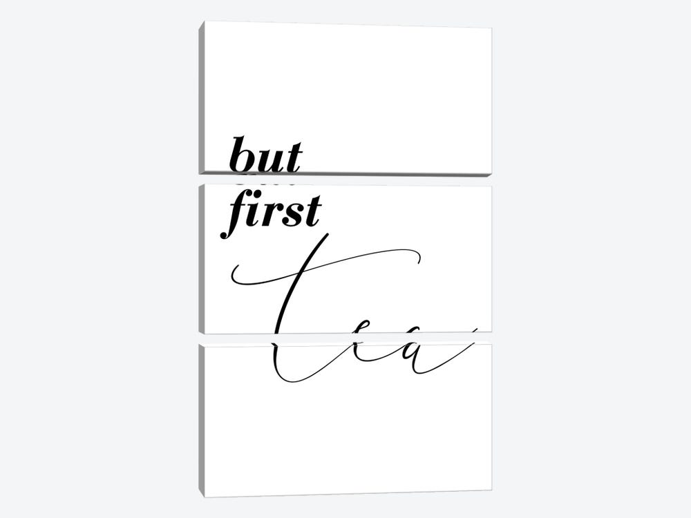But First Tea by Pixy Paper 3-piece Canvas Art