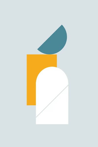 Mita Teal X by Pixy Paper canvas print