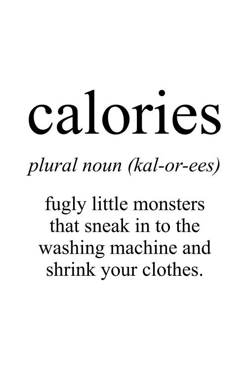 Calories Meaning