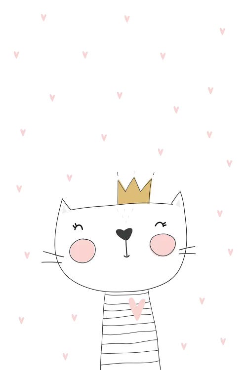 Cat With Crown Stars