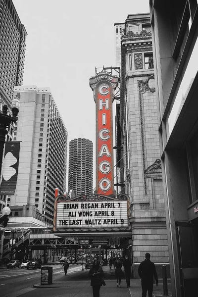 Pixy Paper: Chicago Theatre Red by Pixy Paper