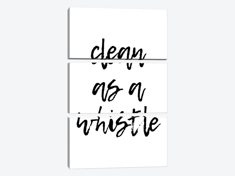 Clean As A Whistle by Pixy Paper 3-piece Canvas Artwork