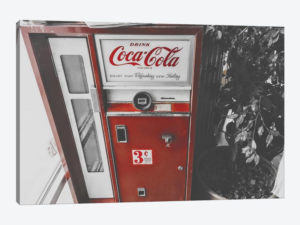Coca Cola Machine by Pixy Paper 1-piece Art Print