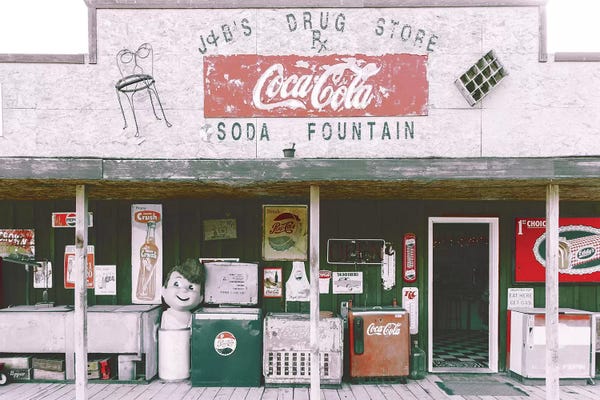 Pixy Paper: Coca Cola Shop Red by Pixy Paper