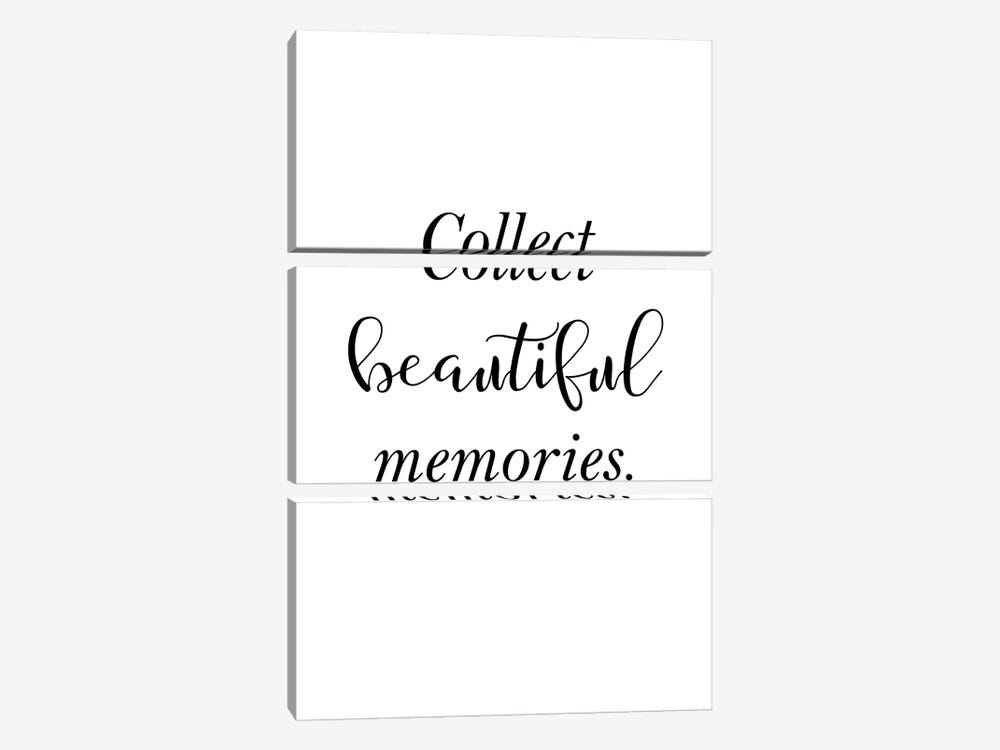 Collect Beautiful Memories by Pixy Paper 3-piece Art Print