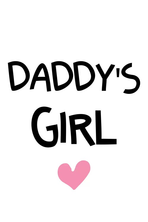 Daddys Girl Funky by Pixy Paper wall art