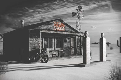Dark Texas Store by Pixy Paper art print