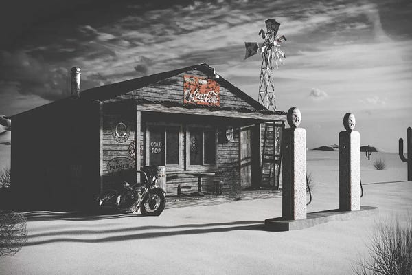 Color Pop Photography: Dark Texas Store by Pixy Paper