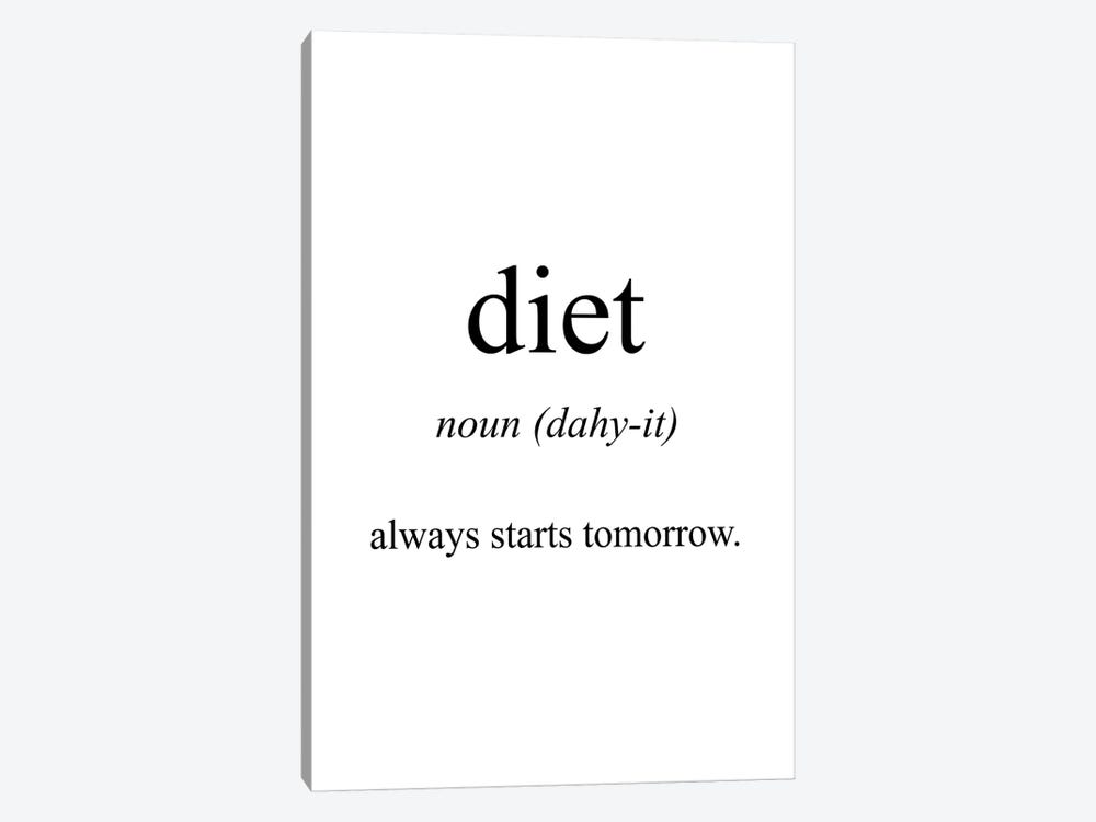 Diet Meaning by Pixy Paper 1-piece Canvas Artwork
