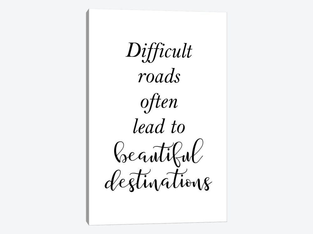 Difficult Roads by Pixy Paper 1-piece Canvas Artwork