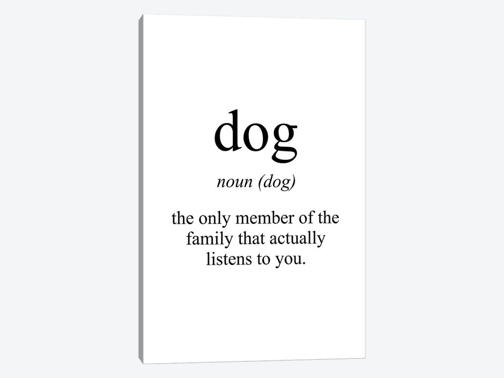 Dog Meaning by Pixy Paper 1-piece Canvas Art