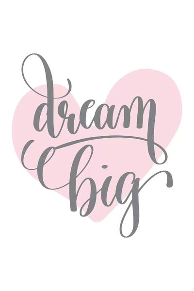 Pixy Paper: Dream Big Pink Heart by Pixy Paper