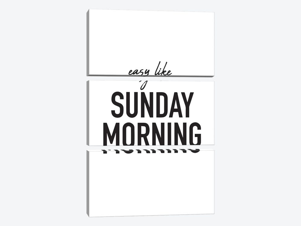 Easy Like Sunday Morning by Pixy Paper 3-piece Canvas Artwork