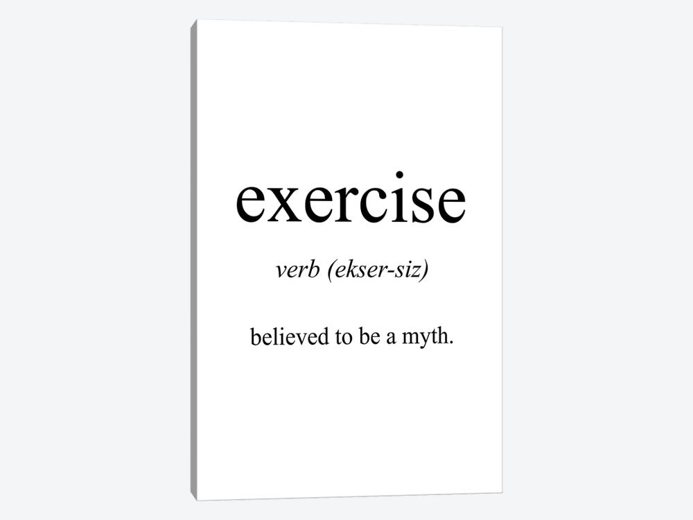 Exercise Meaning by Pixy Paper 1-piece Canvas Wall Art