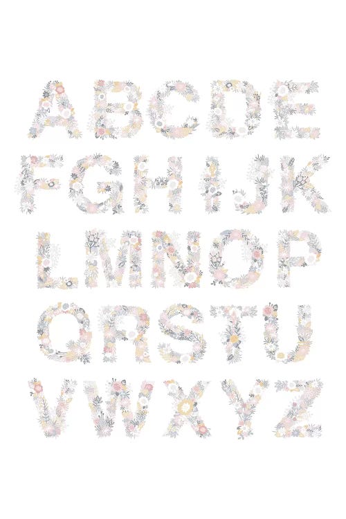 Floral Alphabet