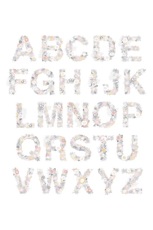 Floral Alphabet