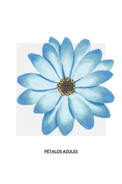 Pixy Paper: Flowers Collection - Blue by Pixy Paper