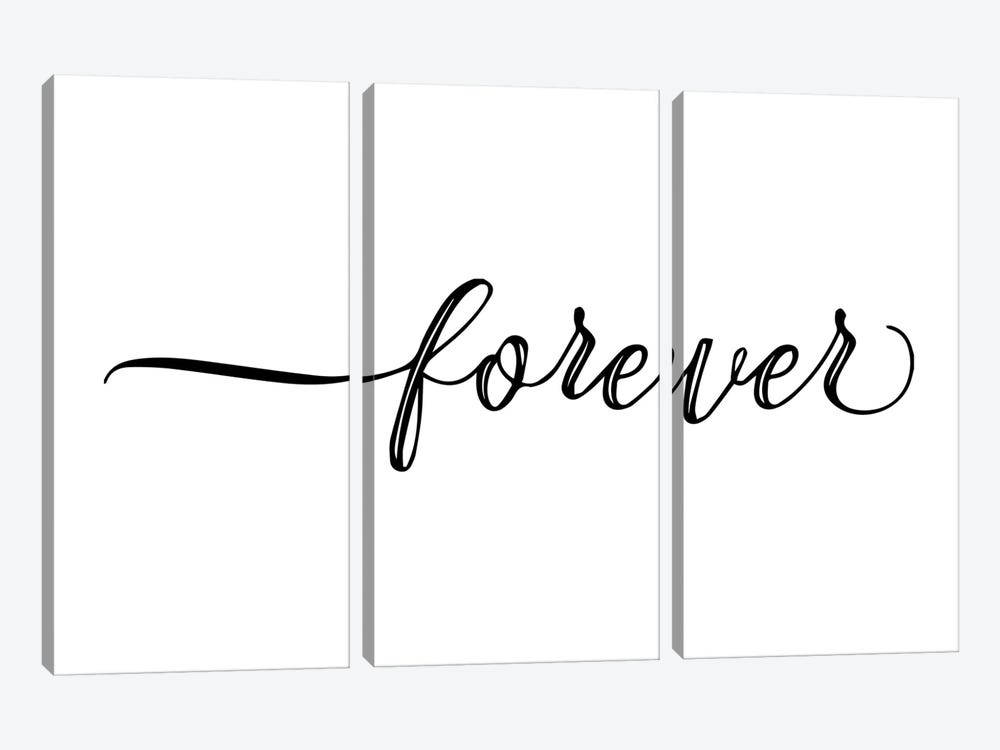 Forever by Pixy Paper 3-piece Canvas Print