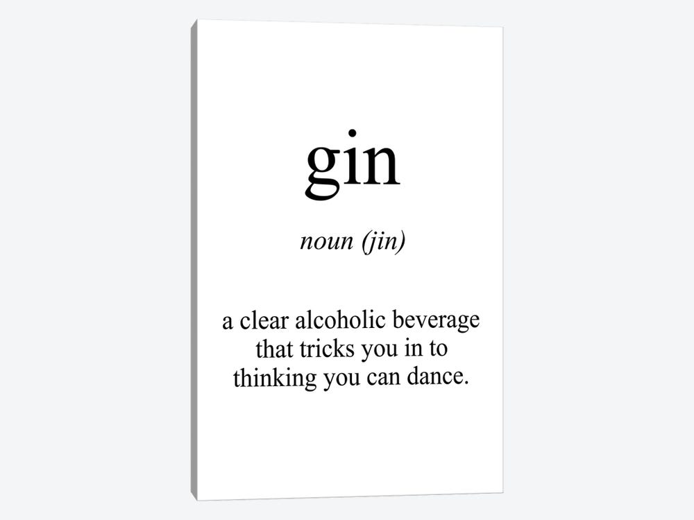 Gin Meaning by Pixy Paper 1-piece Canvas Wall Art