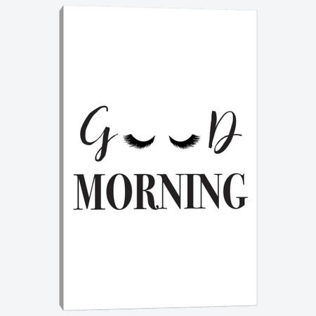 Good Morning Lashes Canvas Print #PXY207} by Pixy Paper Canvas Art Print