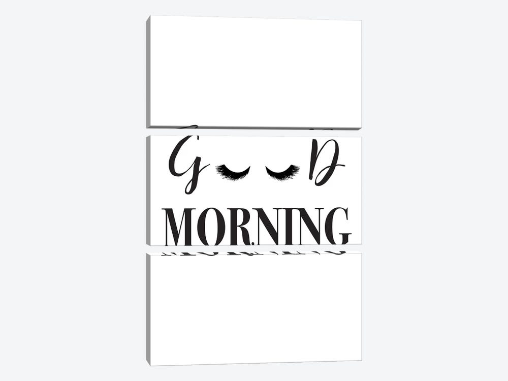 Good Morning Lashes by Pixy Paper 3-piece Canvas Art