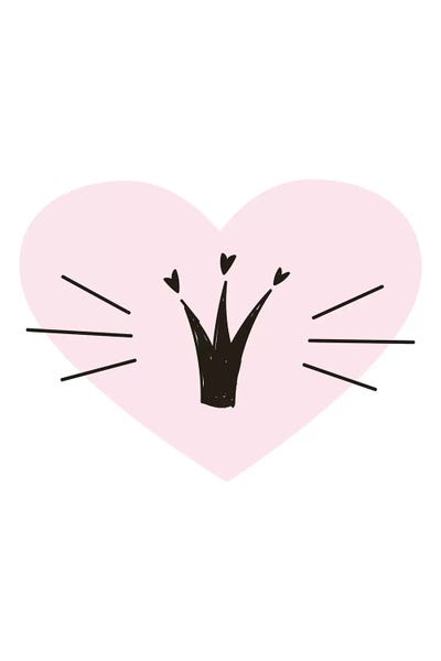 Pixy Paper: Heart With Crown Pink by Pixy Paper
