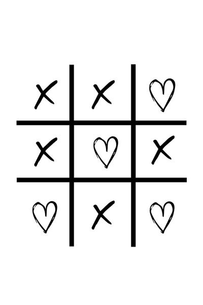 Pixy Paper: Hearts And Crosses by Pixy Paper