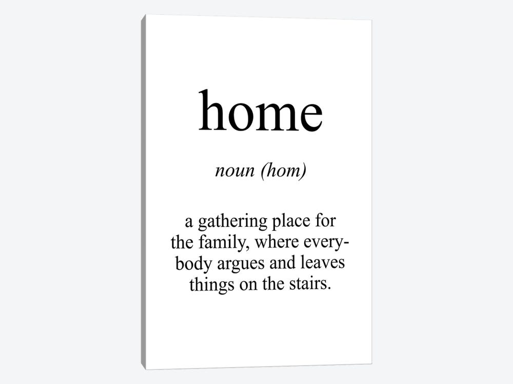 Home Meaning by Pixy Paper 1-piece Canvas Art