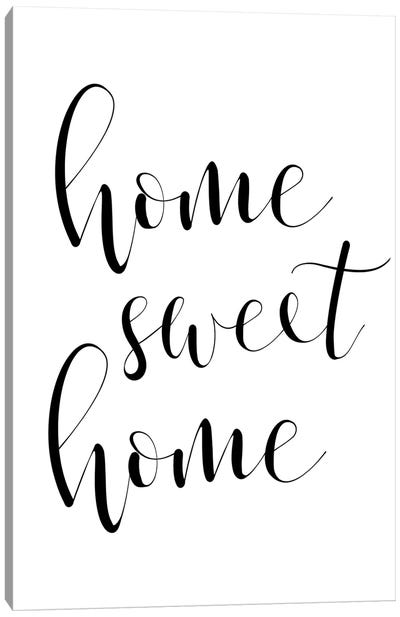 Home Sweet Home Canvas Art Print - Pixy Paper