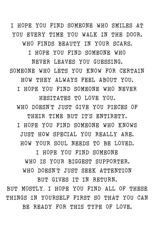 I Hope You Find Someone by Pixy Paper wall art