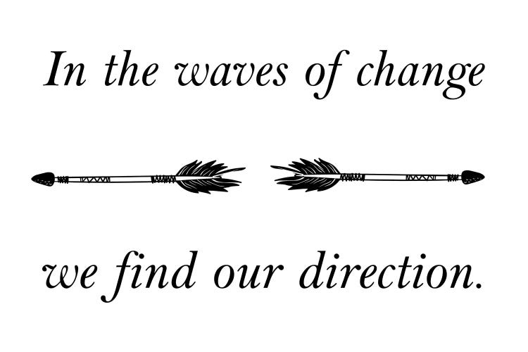 In The Waves Of Change by Pixy Paper wall art