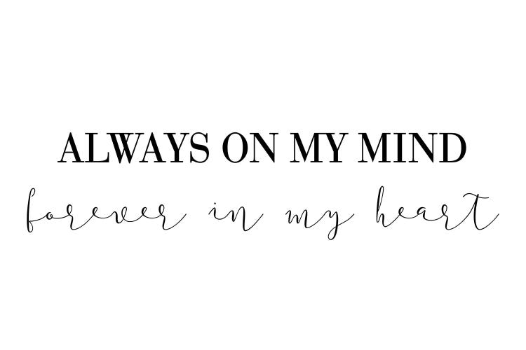 Always On My Mind