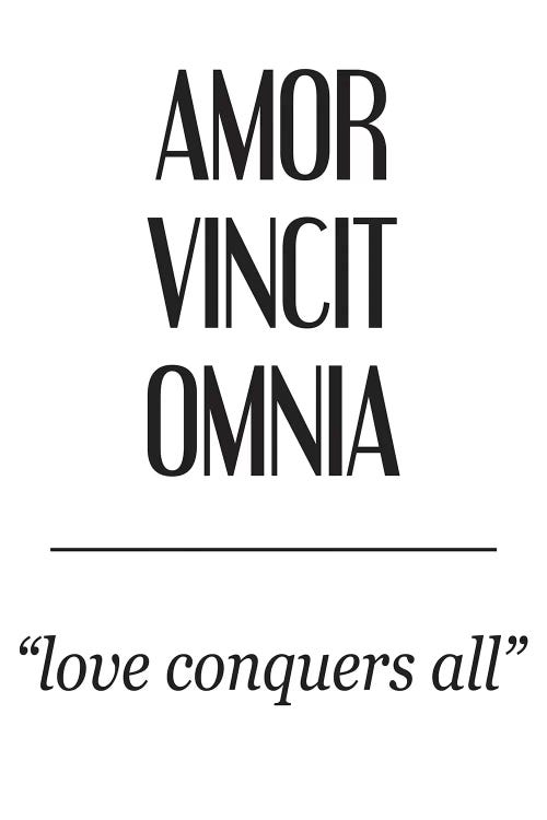 Latin Meanings-Amor Vincit