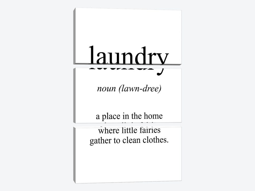 Laundry Meaning by Pixy Paper 3-piece Art Print