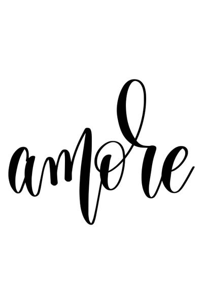 Minimalist Quotes: Amore by Pixy Paper