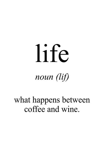 Life Meaning by Pixy Paper canvas print