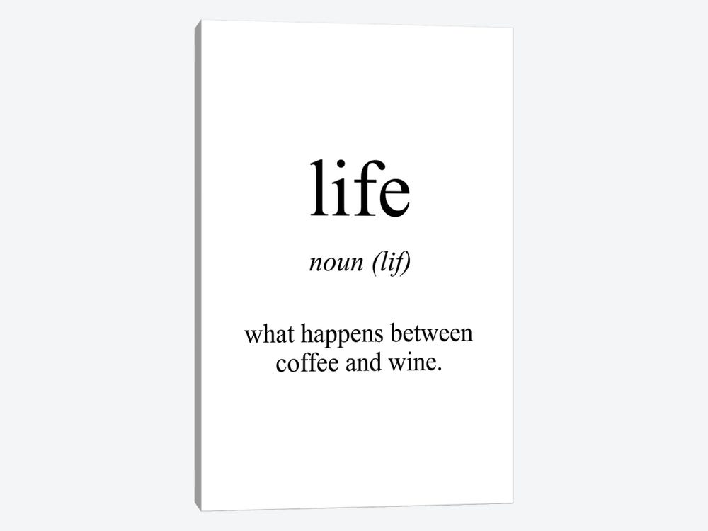 Life Meaning by Pixy Paper 1-piece Canvas Print