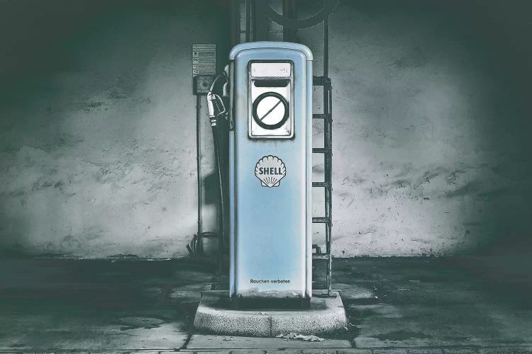 Little Blue Gas Pump