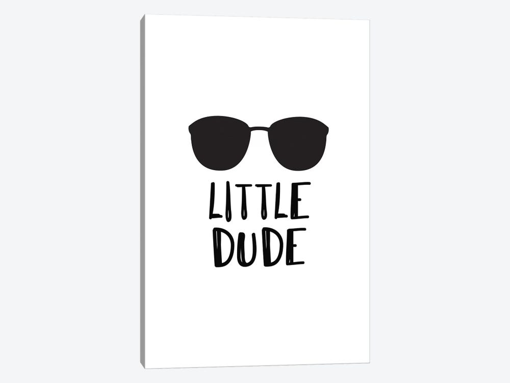 Little Dude Sunglasses Black Novelty by Pixy Paper 1-piece Canvas Art