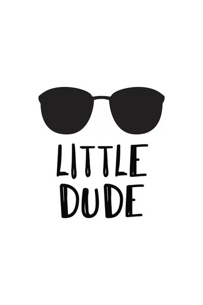 Pixy Paper: Little Dude Sunglasses Black Novelty by Pixy Paper