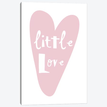 Little Love Heart Canvas Print #PXY307} by Pixy Paper Canvas Artwork