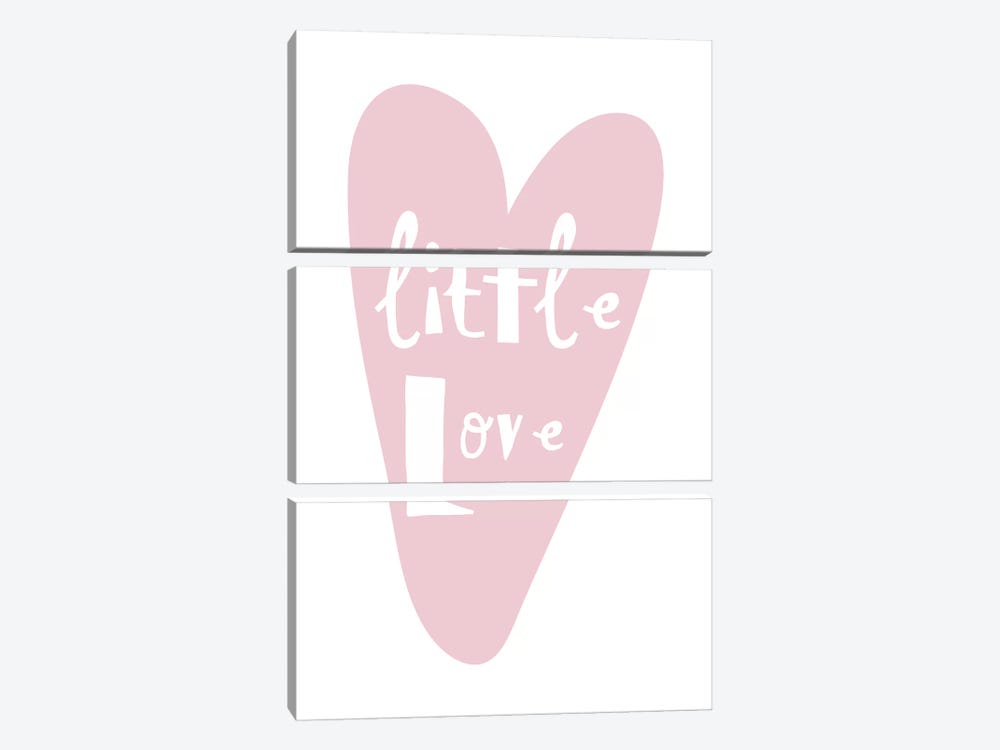 Little Love Heart by Pixy Paper 3-piece Canvas Art Print
