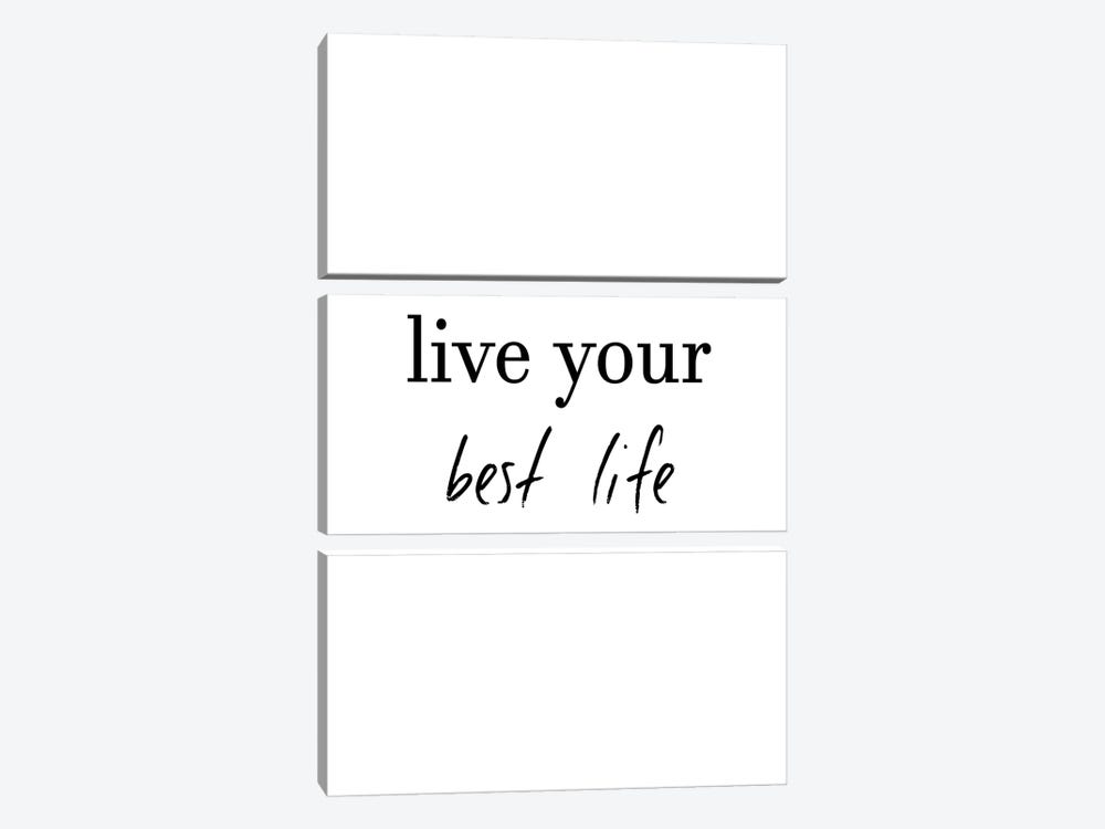 Live Your Best Life by Pixy Paper 3-piece Canvas Wall Art