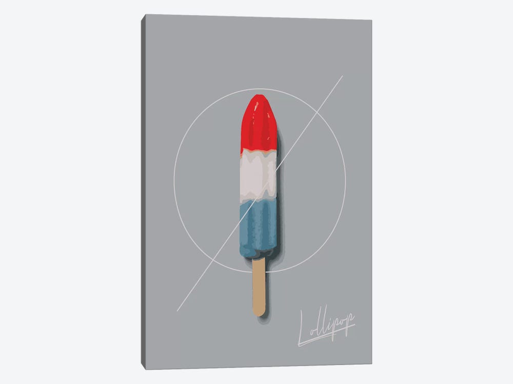 Lollipop Summer by Pixy Paper 1-piece Canvas Art Print