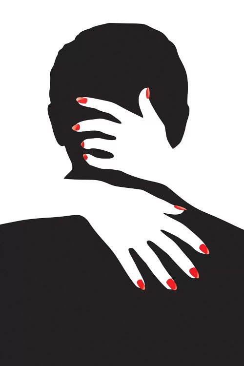 Man And Hands by Pixy Paper wall art