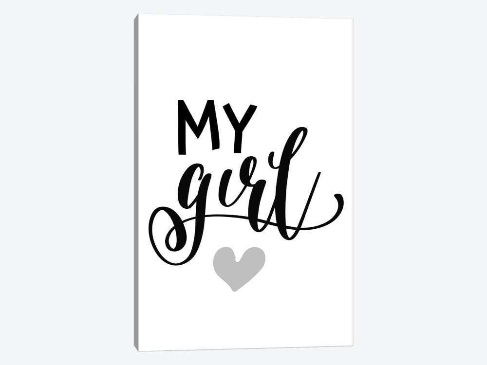 My Girl Black by Pixy Paper 1-piece Canvas Art