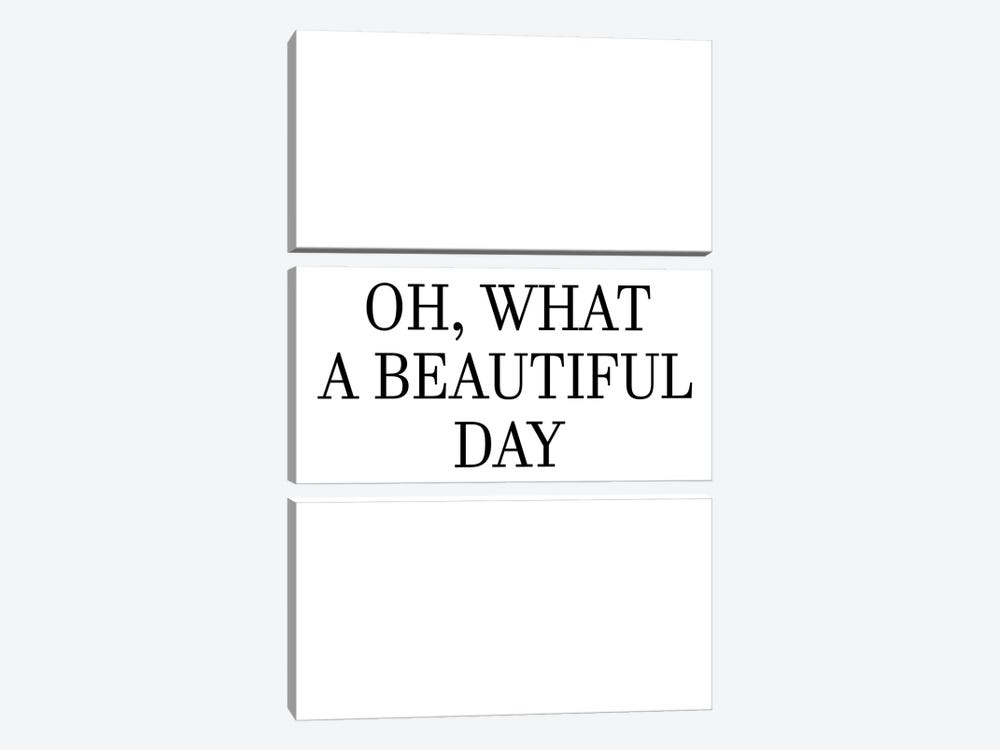 Oh What A Beautiful Day by Pixy Paper 3-piece Canvas Artwork