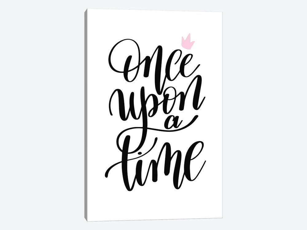 Once Upon A Time Black by Pixy Paper 1-piece Art Print